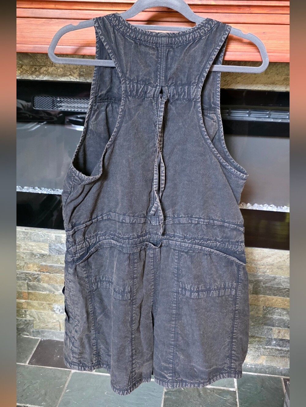 Mineral Wash Black One-Piece Short Romper | Size Small (-Med) | EUC - Picture 3 of 16